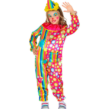 Clown Regenboog Kostuum Kind