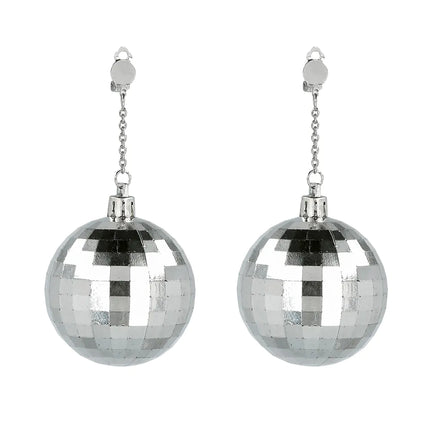 Disco 70S Oorbellen Zilver