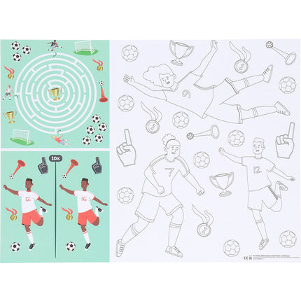 Activiteiten Placemat - Fantastic Football - 6 stuks