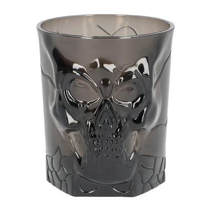 Halloween Beker Zwart Schedel 450ml