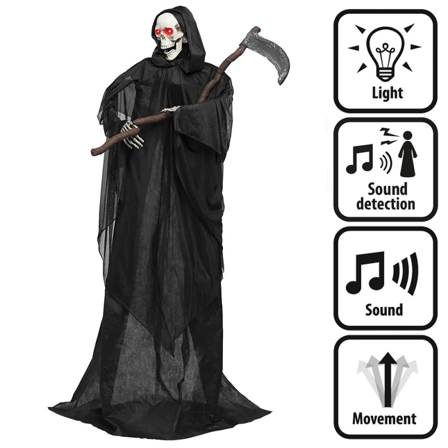 Halloween Hangdecoratie Cutting Reaper 1,83m