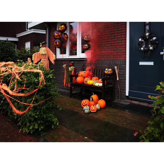 Halloween Hangdecoratie Boze Pompoen 1,9m