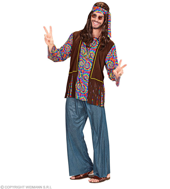 Hippie Man Psychedelisch Kostuum