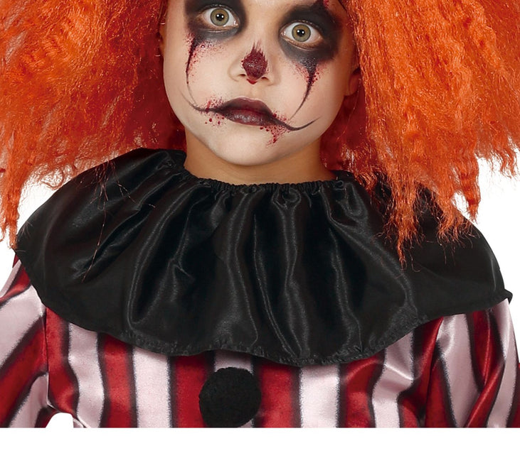 Halloween Kostuum Kind Clown Rood/Wit