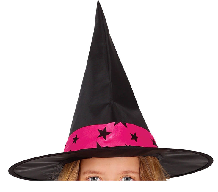 Heks Halloween Kostuum Meisje Ster Roze