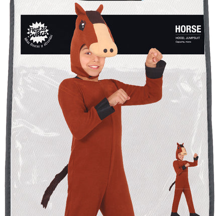 Onesie Paard Bruin