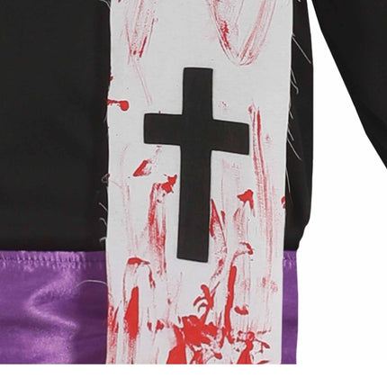 Zombie Priester Halloween Kostuum Heren L