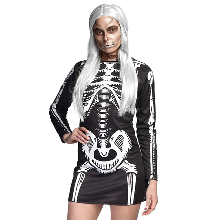 Halloween Jurk Dames Skelet