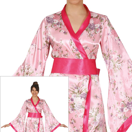 Kimono Kostuum Roze Dames