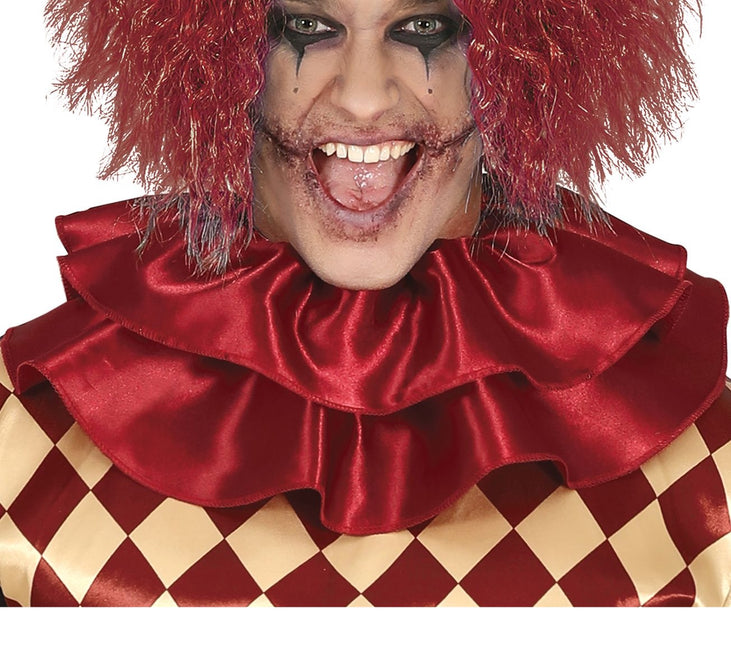 Horror Clown Halloween Kostuum Heren Rood