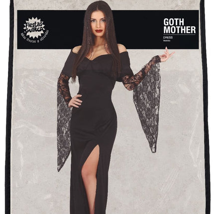 Gothic Halloween Kostuum Dames Zwart