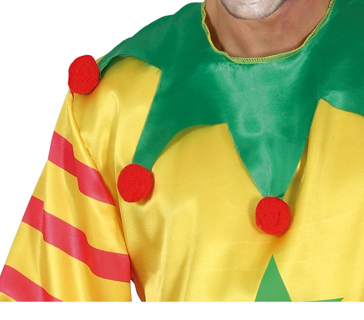 Clown Halloween Kostuum Heren Geel L