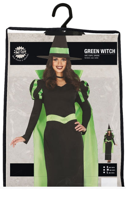 Heks Halloween Kostuum Dames Groen