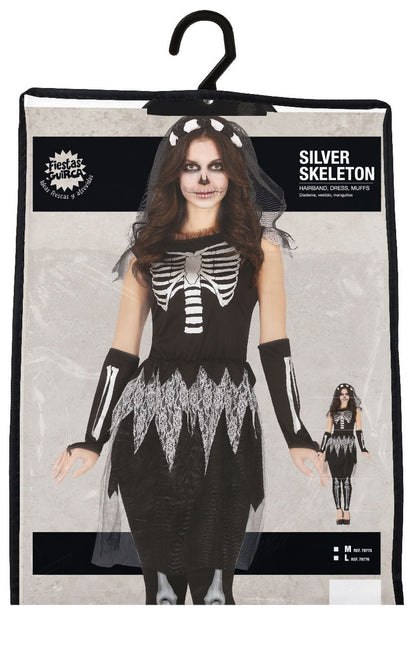 Skelet Halloween Kostuum Dames