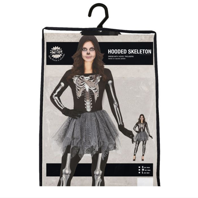 Skelet Halloween Kostuum Dames Tutu