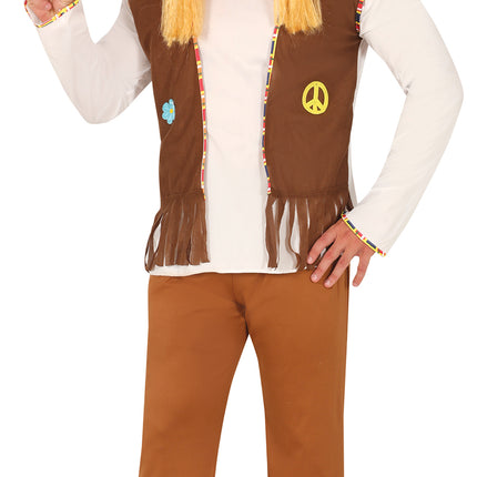 Hippie Kostuum Bruin