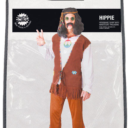 Hippie Kostuum Bruin