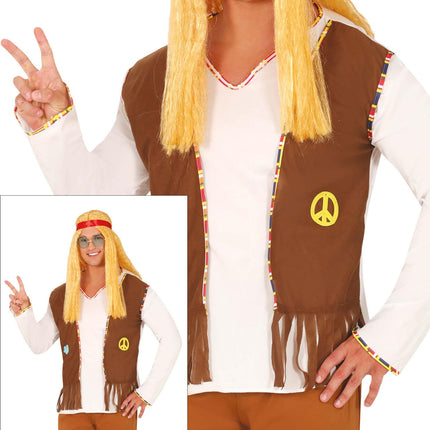 Hippie Kostuum Bruin