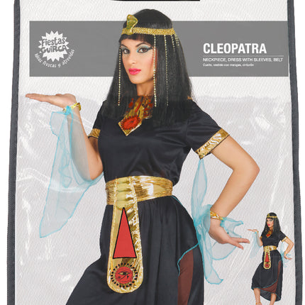 Cleopatra Kostuum Zwart Goud Dames