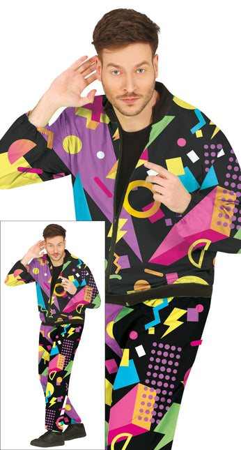 80s Tracksuit Zwart Heren