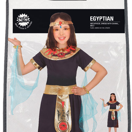 Cleopatra Kostuum Zwart Meisje