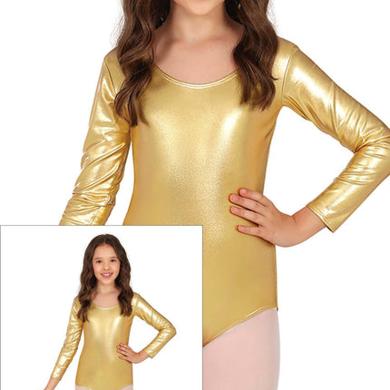 Gympakje Goud Meisje Metallic