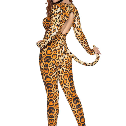 Poema Catsuit Oranje Dames Leg Avenue