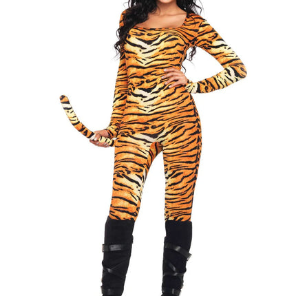 Tijger Catsuit Dames Leg Avenue