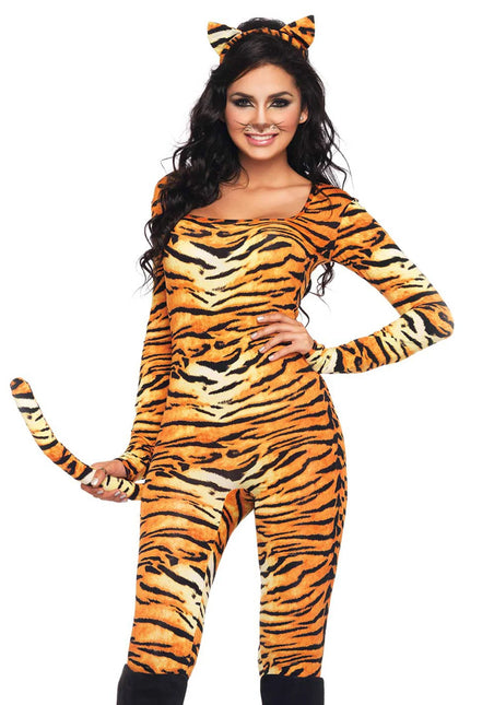 Tijger Catsuit Dames Leg Avenue