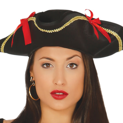 Piratenpak Dames Rood