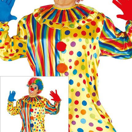 Clownspak Gekleurd Heren