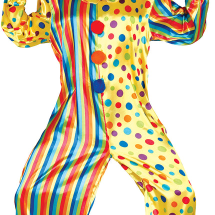 Clownspak Gekleurd Heren