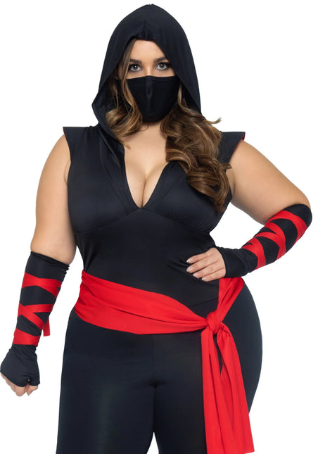 Ninja Jumpsuit Dames Leg Avenue