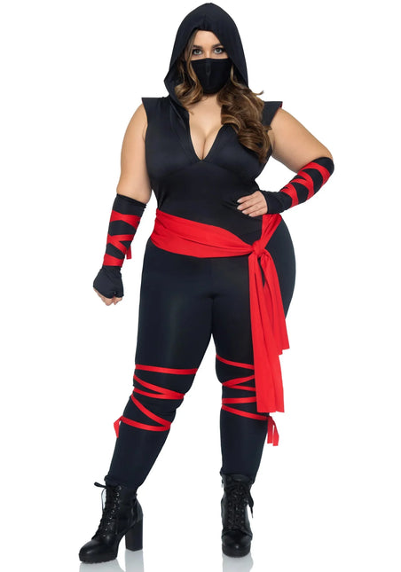 Ninja Jumpsuit Dames Leg Avenue