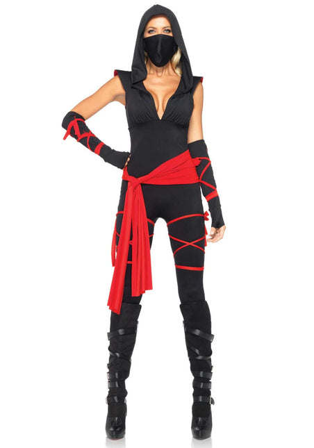 Ninja Catsuit Dames Leg Avenue