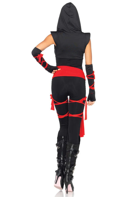 Ninja Catsuit Dames Leg Avenue