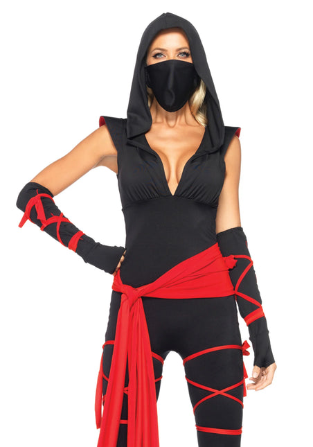 Ninja Catsuit Dames Leg Avenue