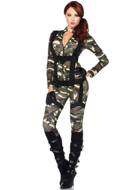 Leger Jumpsuit Dames Leg Avenue