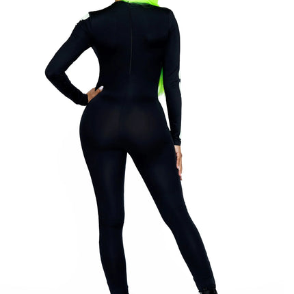 Halloween Catsuit Dames Glow In The Dark Leg Avenue