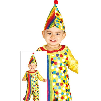 Clown Kostuum Baby Gekleurd