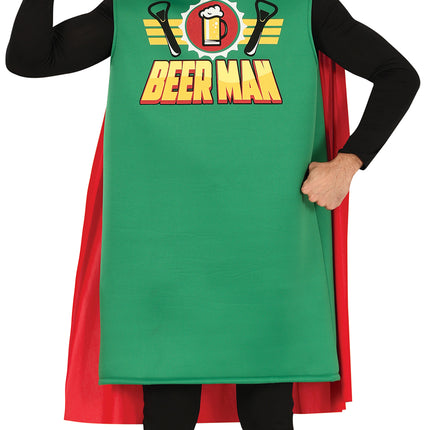 Beer Man Kostuum Groen Heren