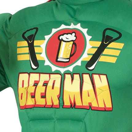 Beer Man Kostuum Groen Heren