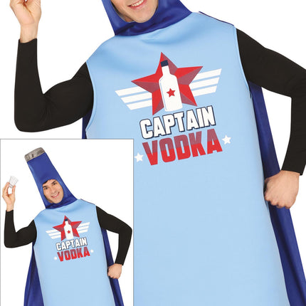 Captain Vodka Kostuum Heren