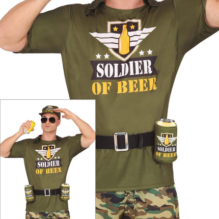 Leger Kostuum Soldier Of Beer Heren