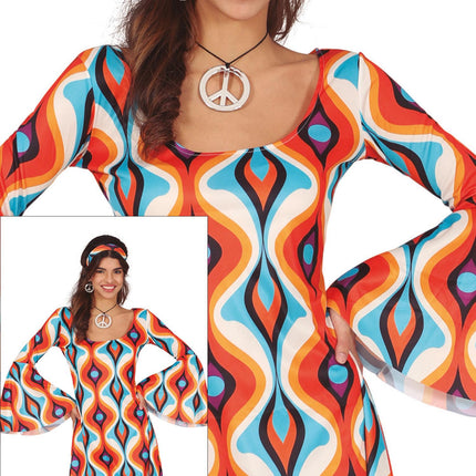 Hippie Kostuum Jurk Dames