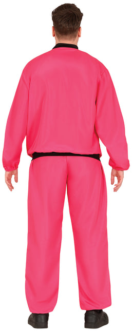 Pink Neon Tracksuit 2 delig Heren