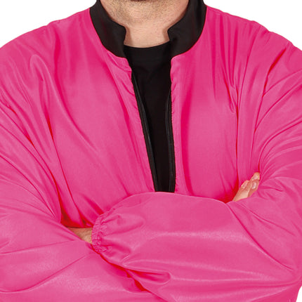 Pink Neon Tracksuit 2 delig Heren