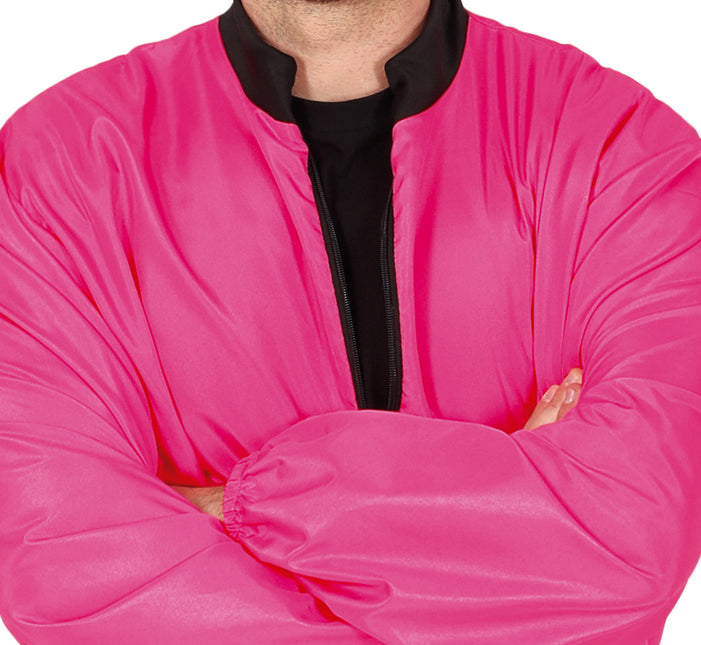 Pink Neon Tracksuit 2 delig Heren