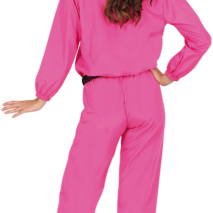 Pink neon tracksuit