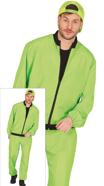 Green Neon Tracksuit Heren